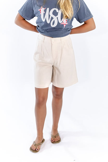 Blossom Linen Shorts