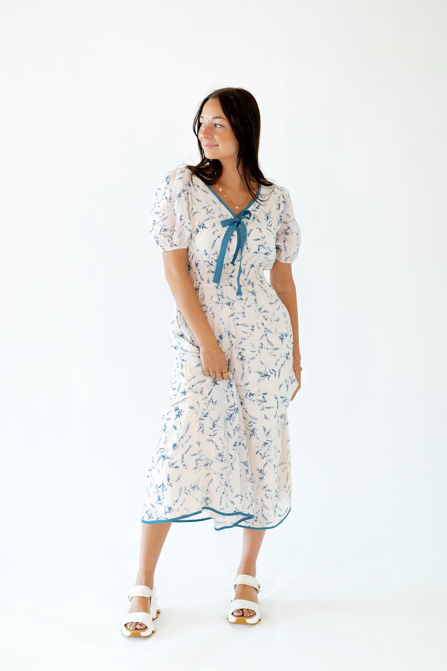 Gwen Floral Bow Dress