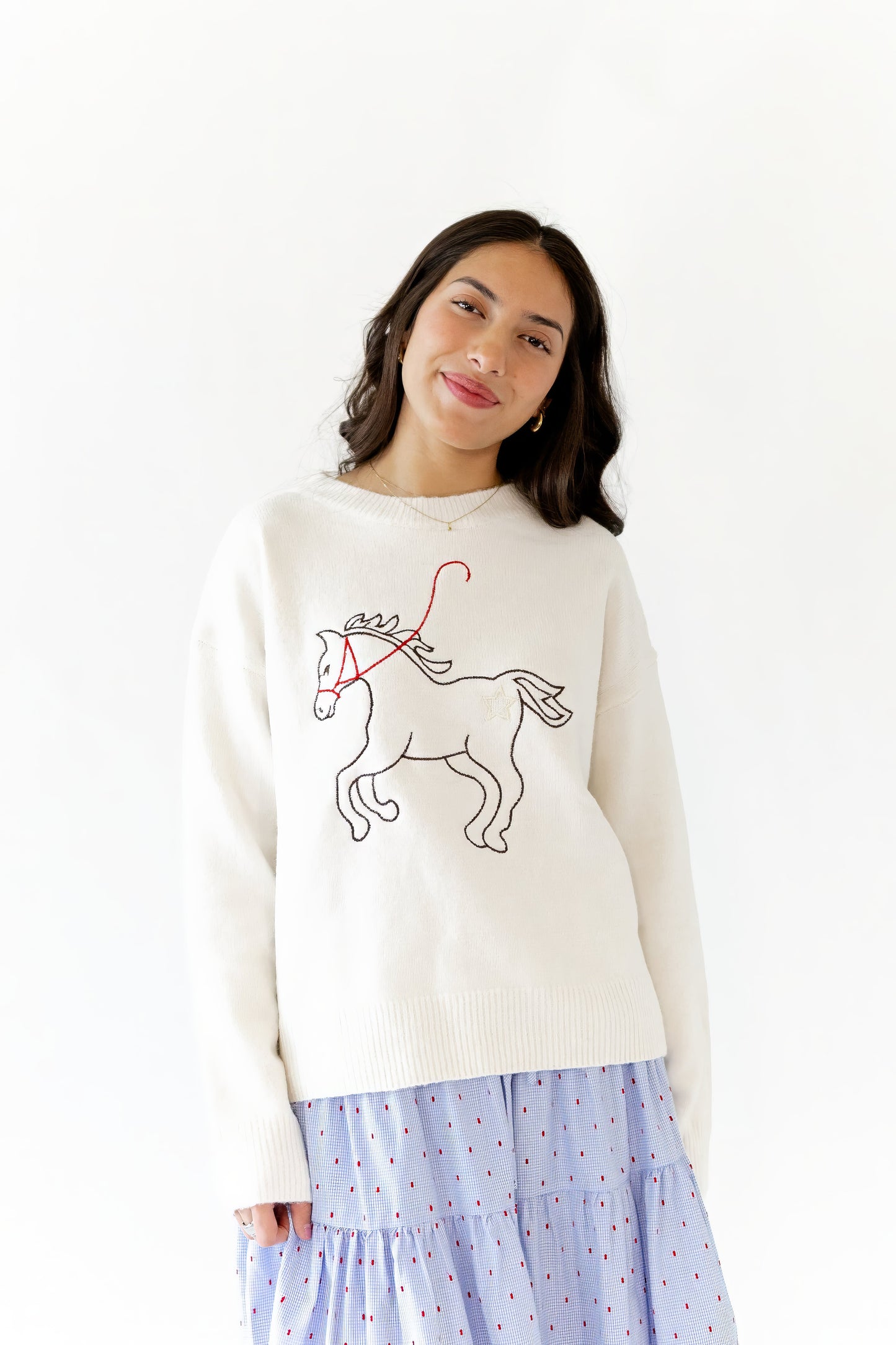 Dillon Embroidered Sweater