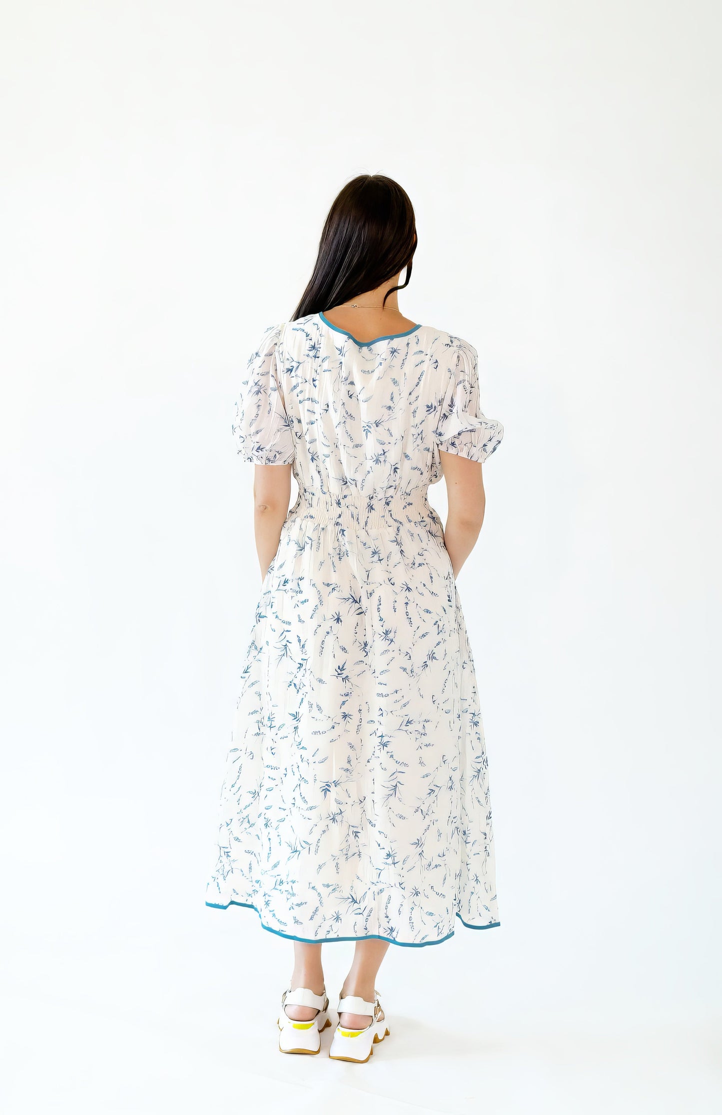 Gwen Floral Bow Dress