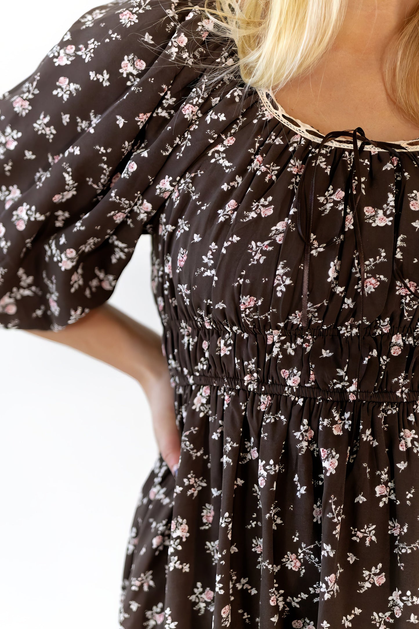 Marli Bubble Sleeve Mini Dress