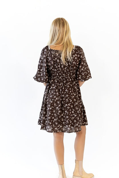 Marli Bubble Sleeve Mini Dress