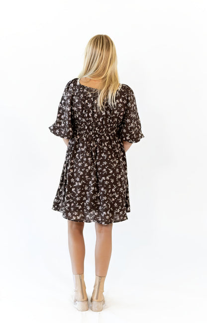Marli Bubble Sleeve Mini Dress