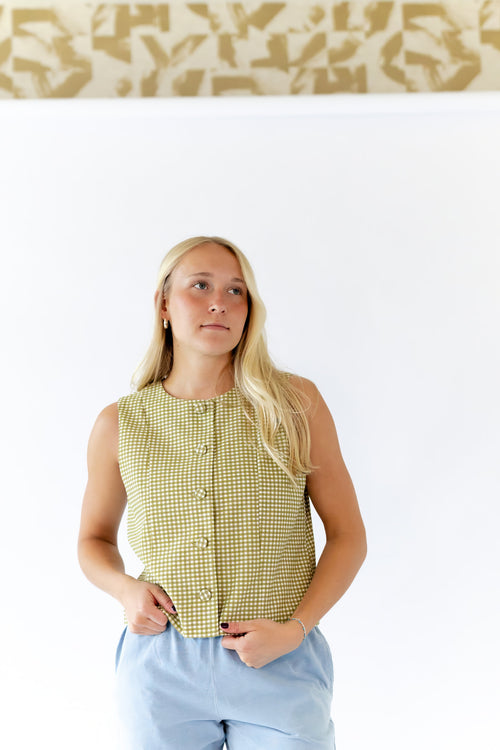 Tilly Plaid Top