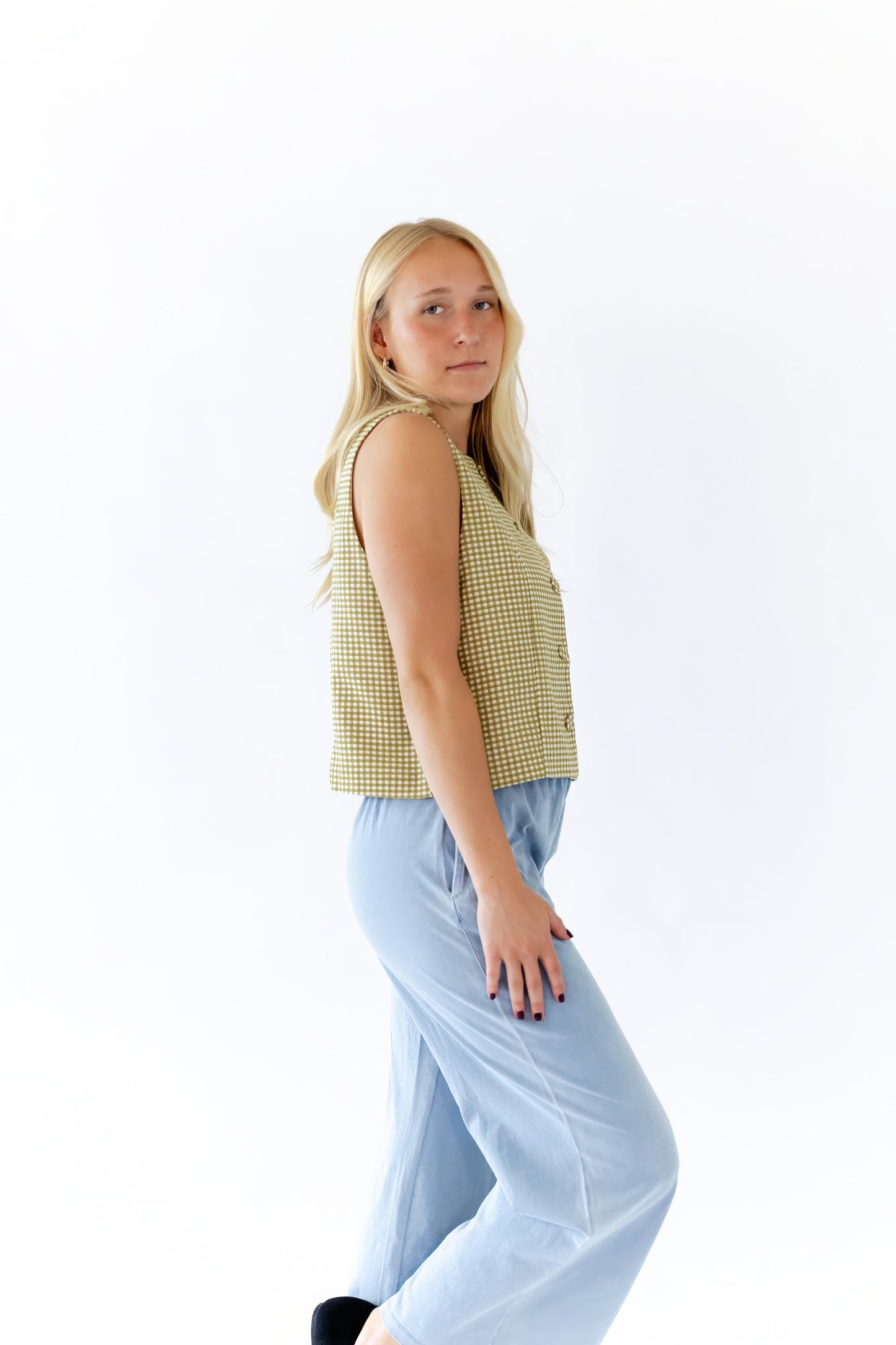 Tilly Plaid Top