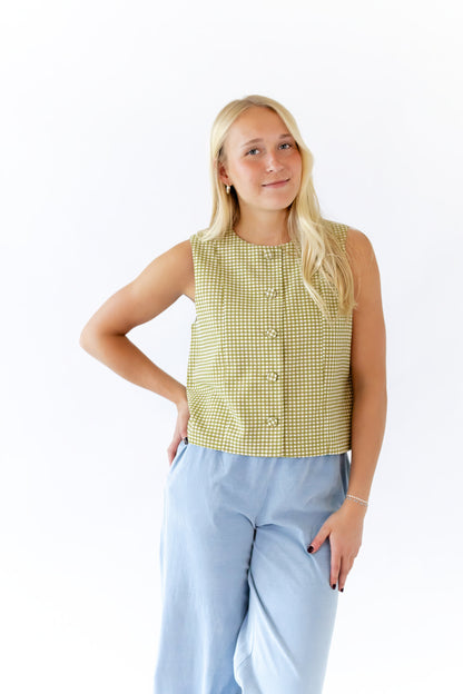 Tilly Plaid Top
