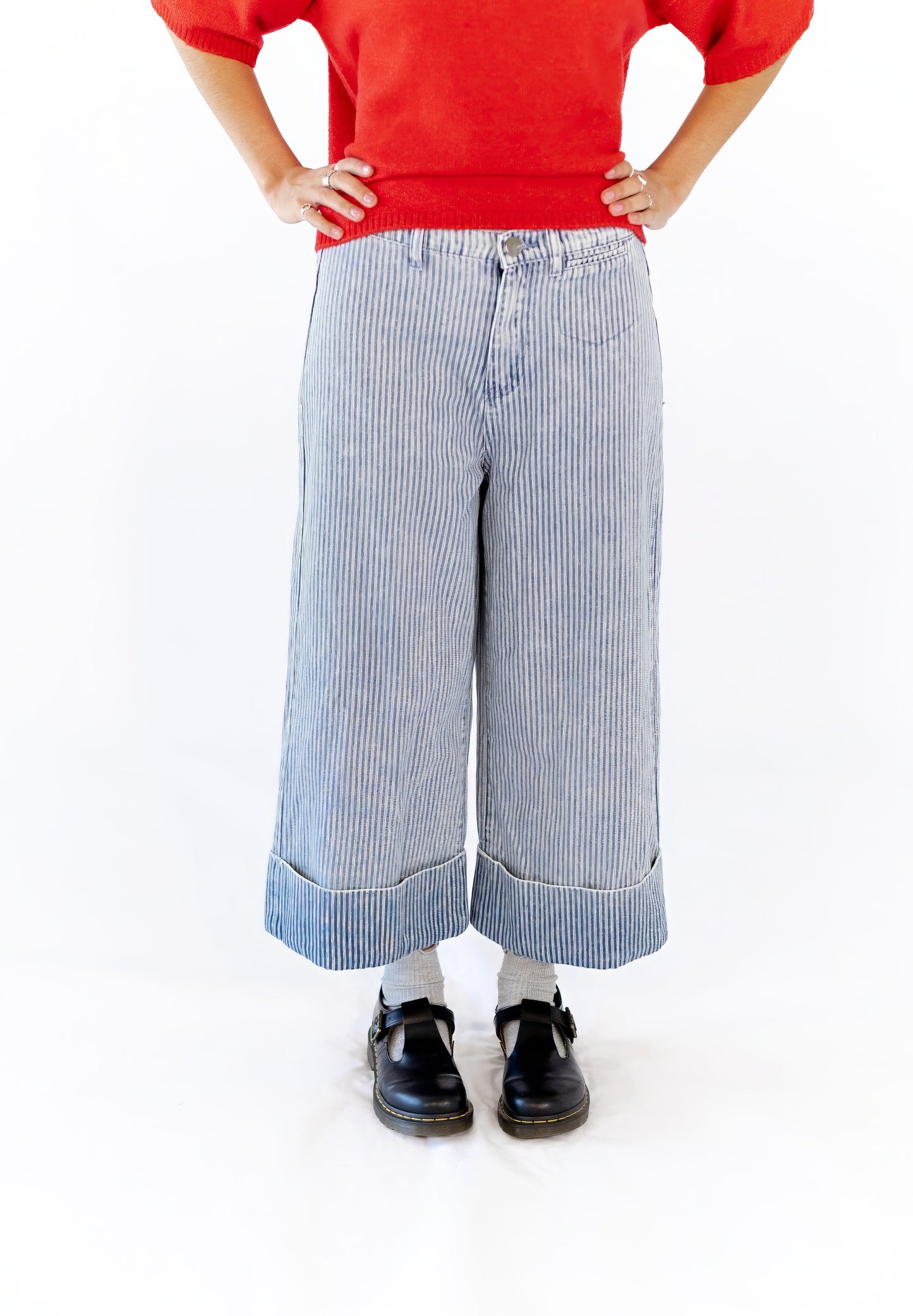 Arya Striped Denim  ⤫ Restocked