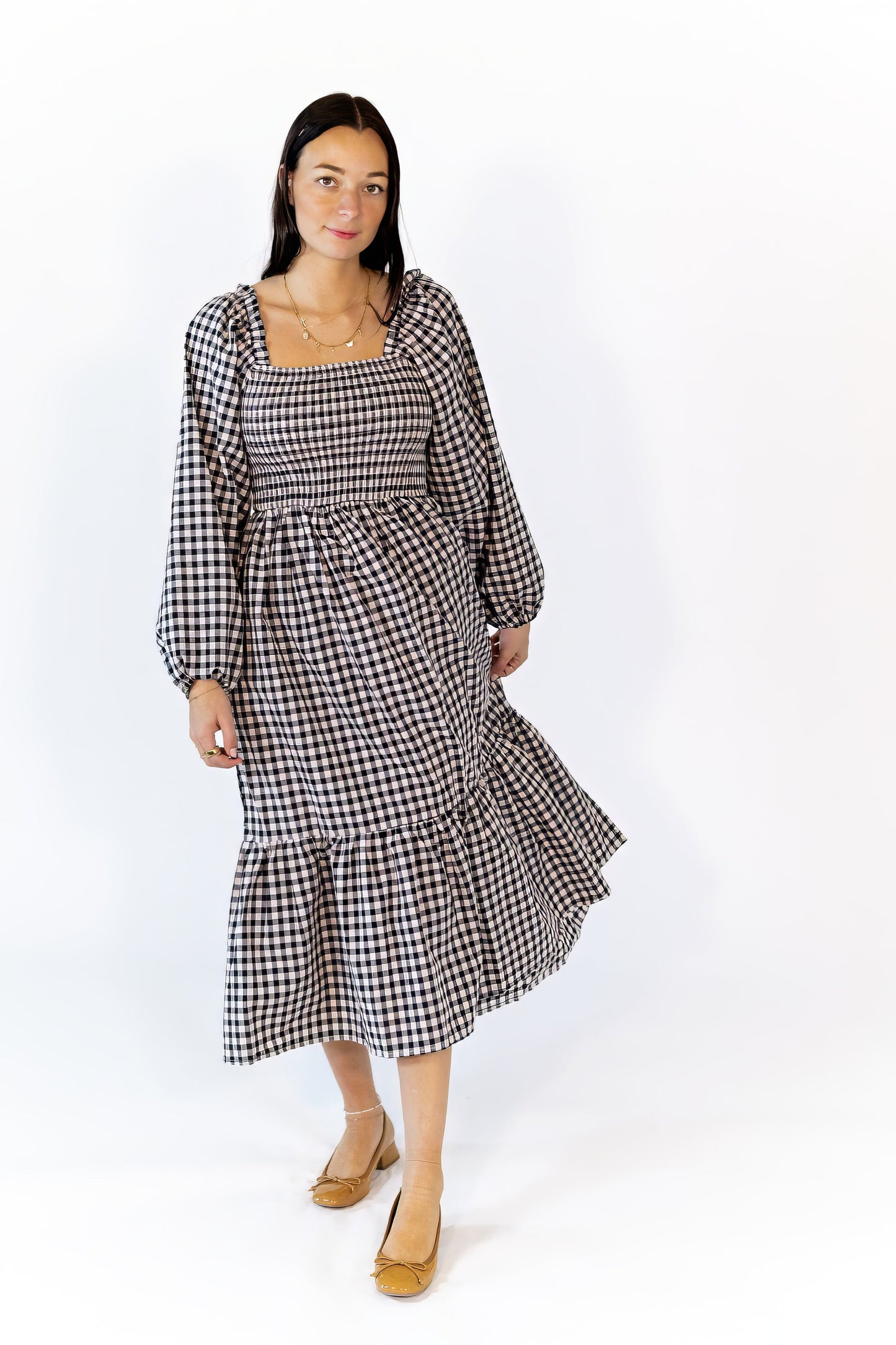 Anna Gingham Dress