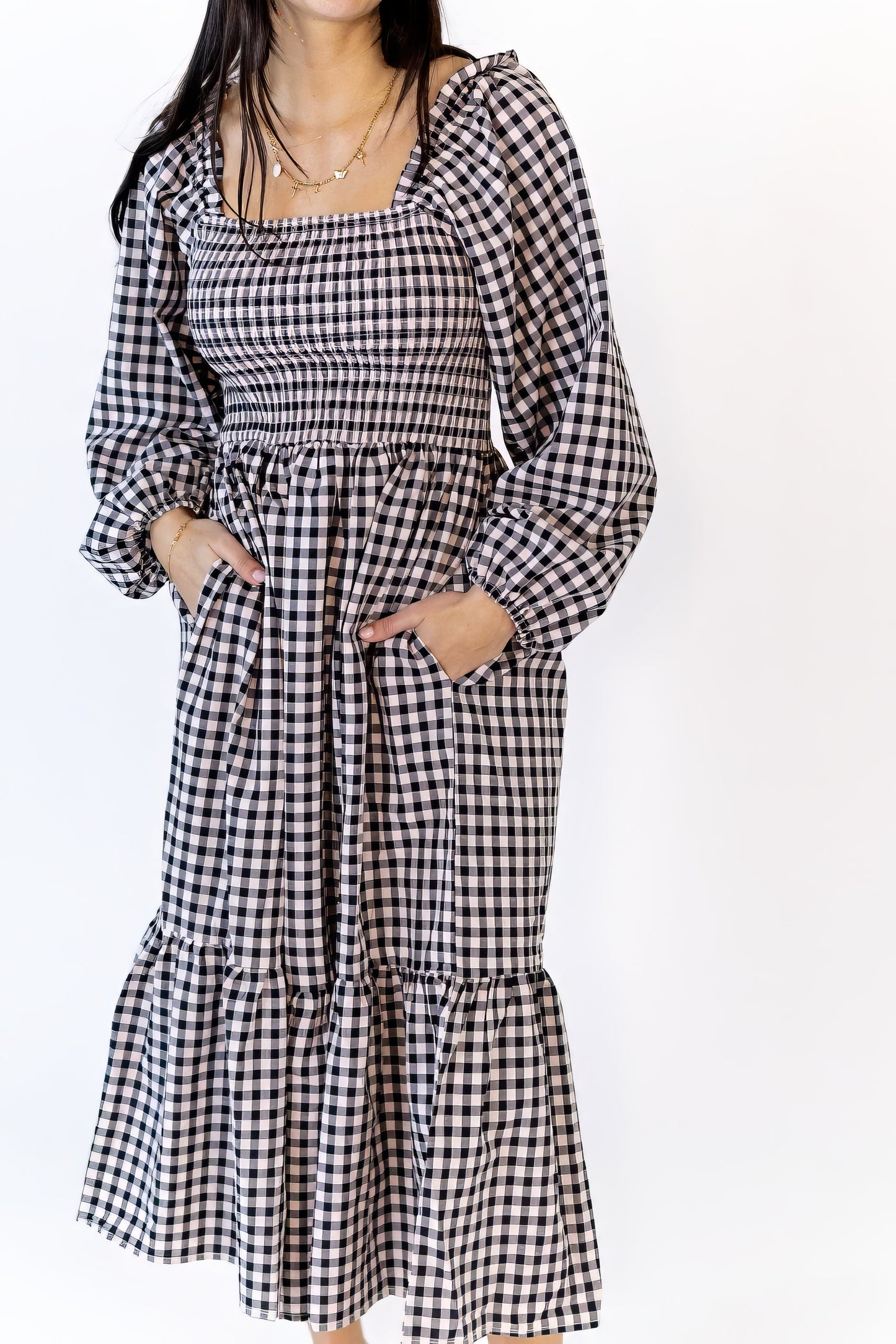 Anna Gingham Dress