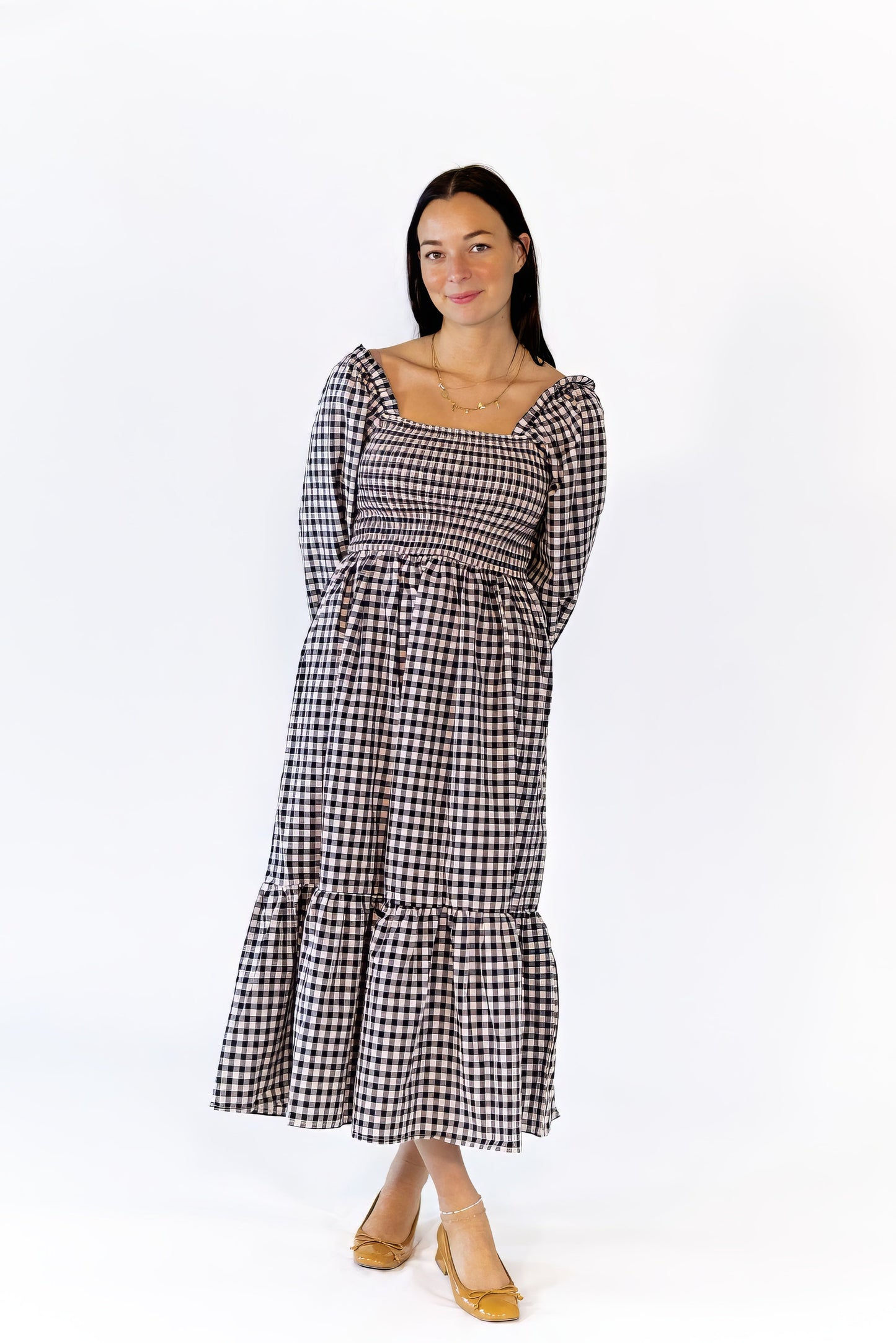 Anna Gingham Dress