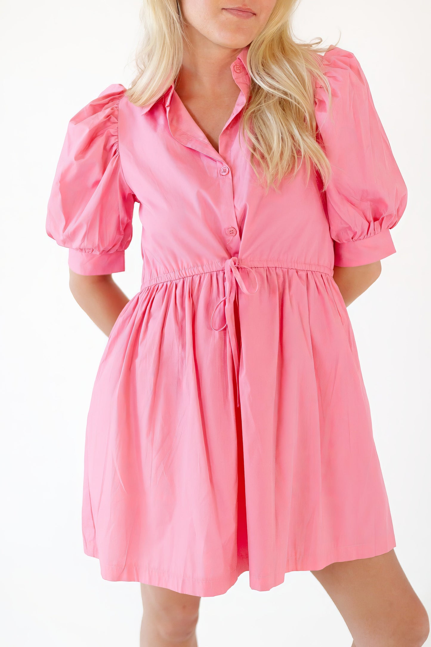 Francesca Ribbon Tie Waist Dress
