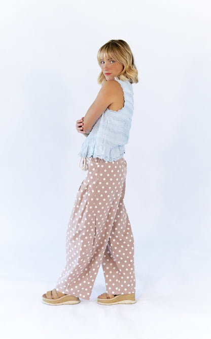 Rune Polka Dot Barrel Jeans