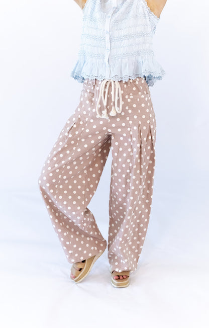 Rune Polka Dot Barrel Jeans