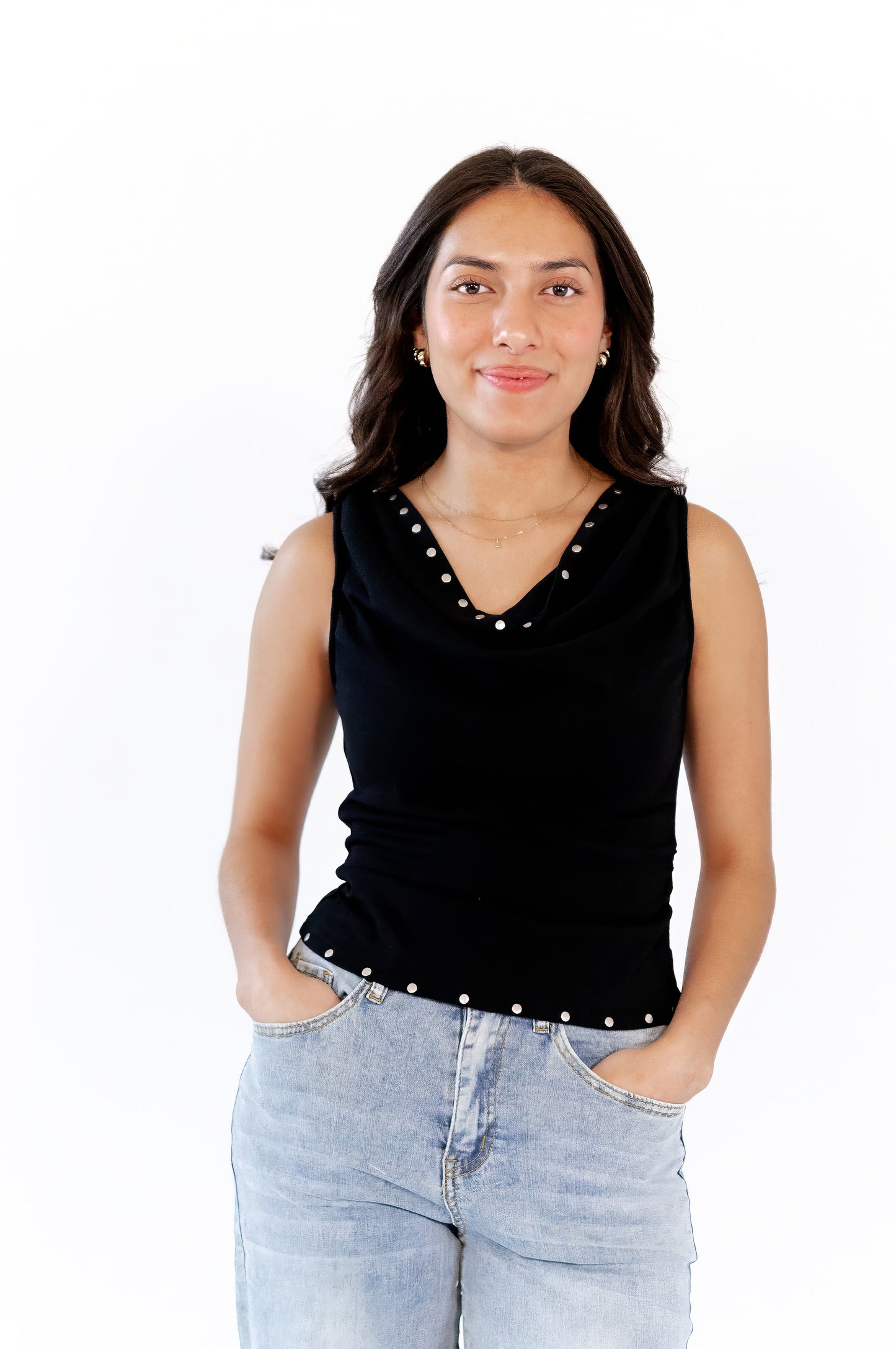 Maeve Cowl Neck Tank