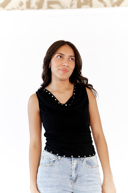 Maeve Cowl Neck Tank