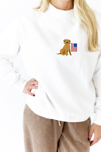 Patriotic Puppy Sweatshirt