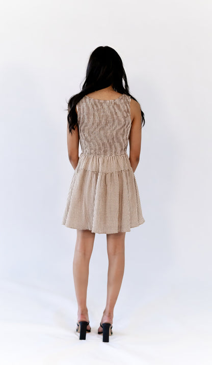 Mairn Gingham Mini Dress