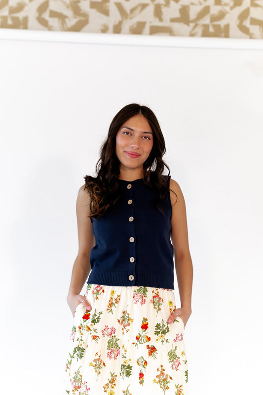 Adria Raw Edge Cardigan