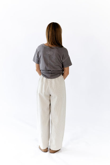 Lucia Striped Tie Waist Pants