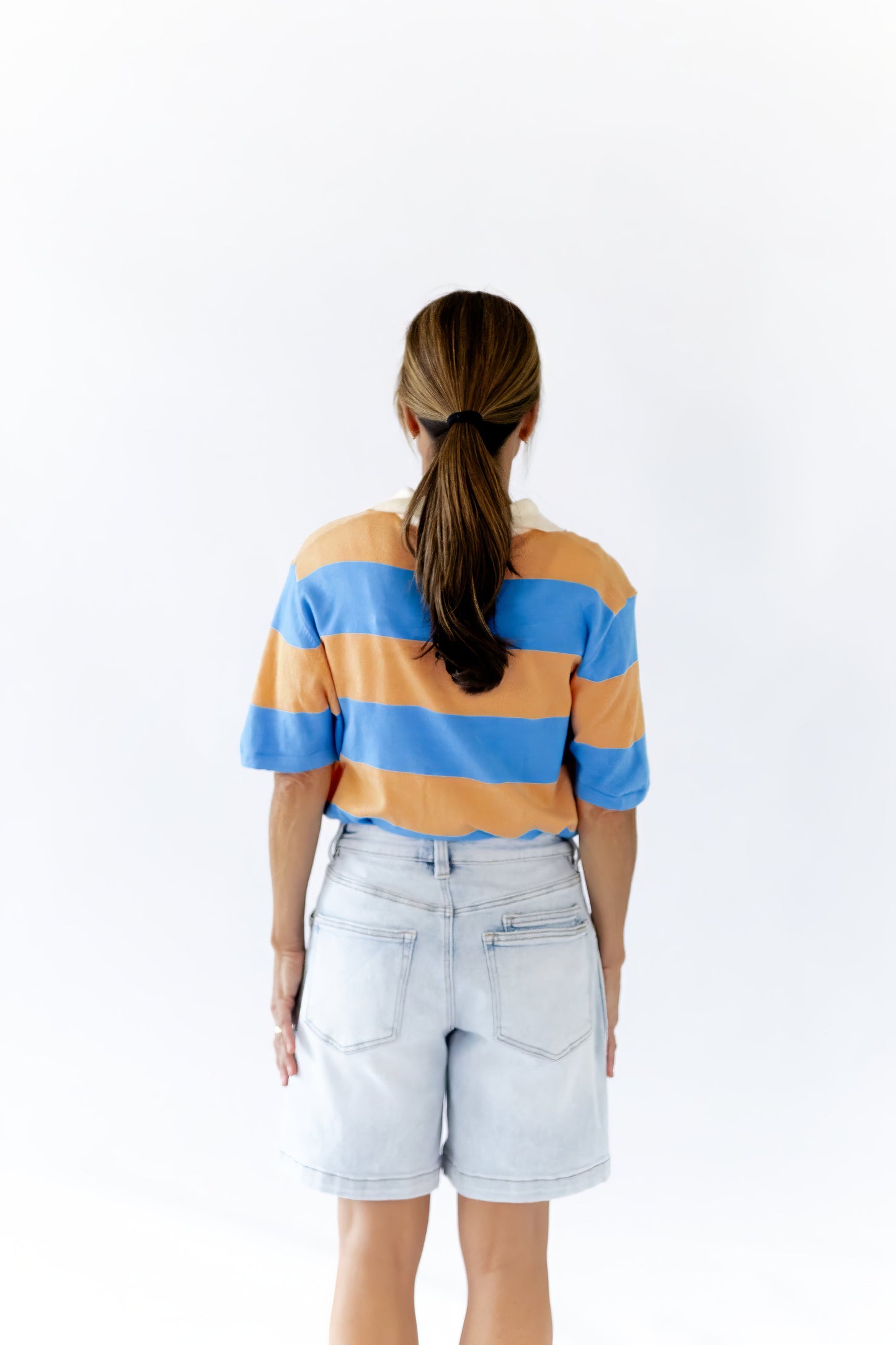 Drawstring Light Wash Jorts