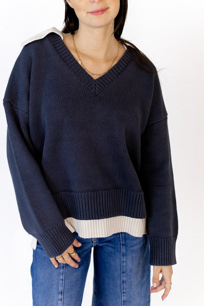 Tabbie Layered Knit Top