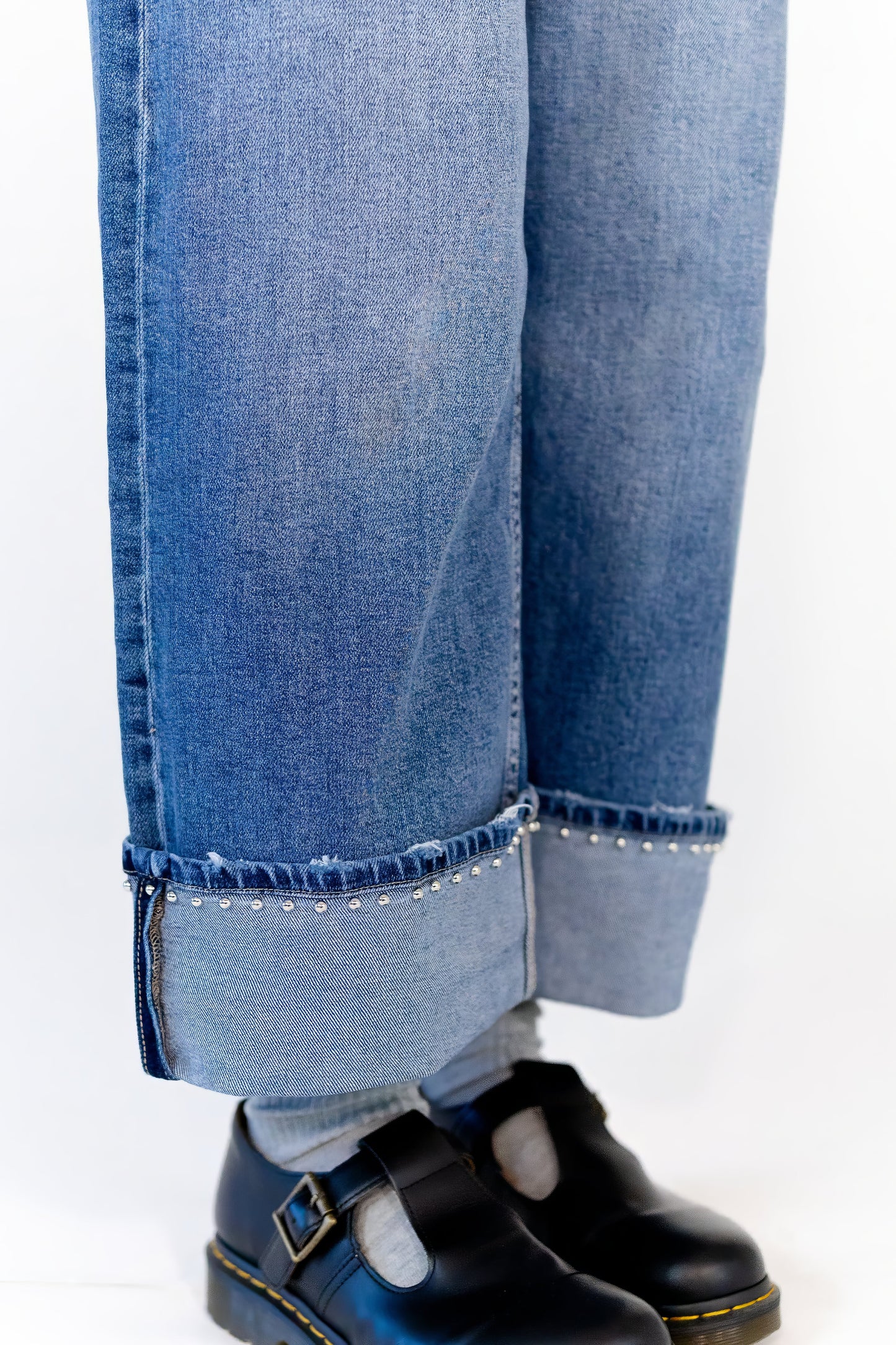 Evangaline Studded Denim