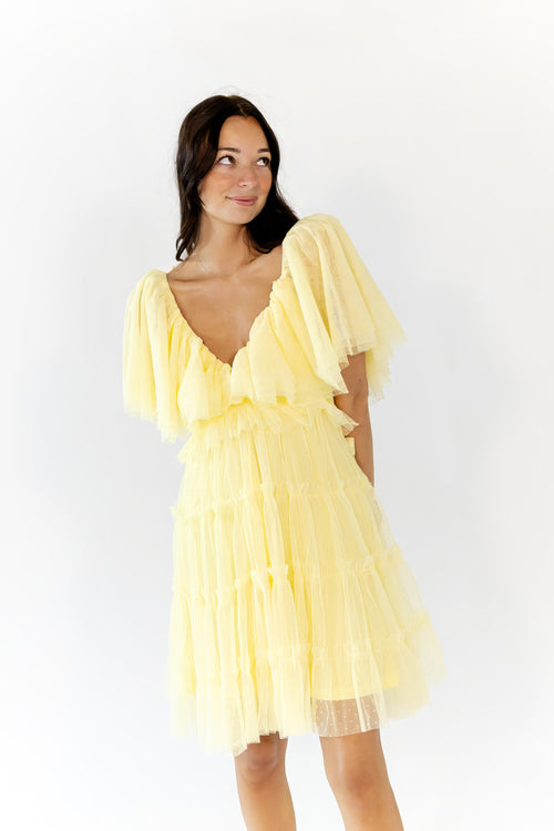 Tasha Layered Ruffle Mini Dress