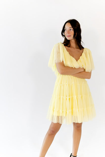 Tasha Layered Ruffle Mini Dress