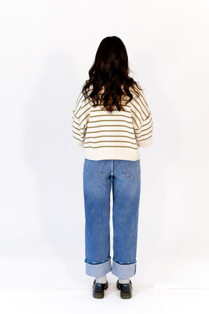 Evangaline Studded Denim