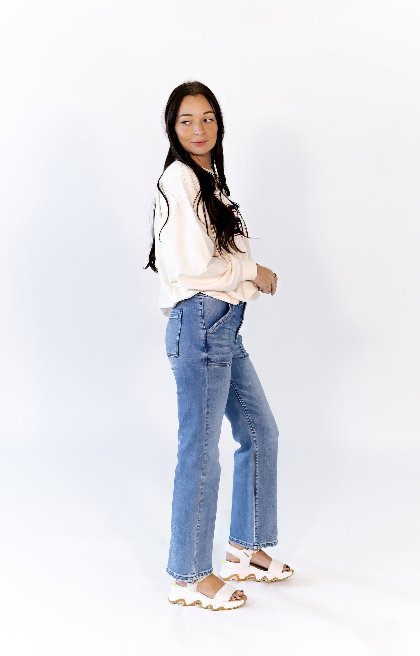 Hayla Patch Pocket Denim