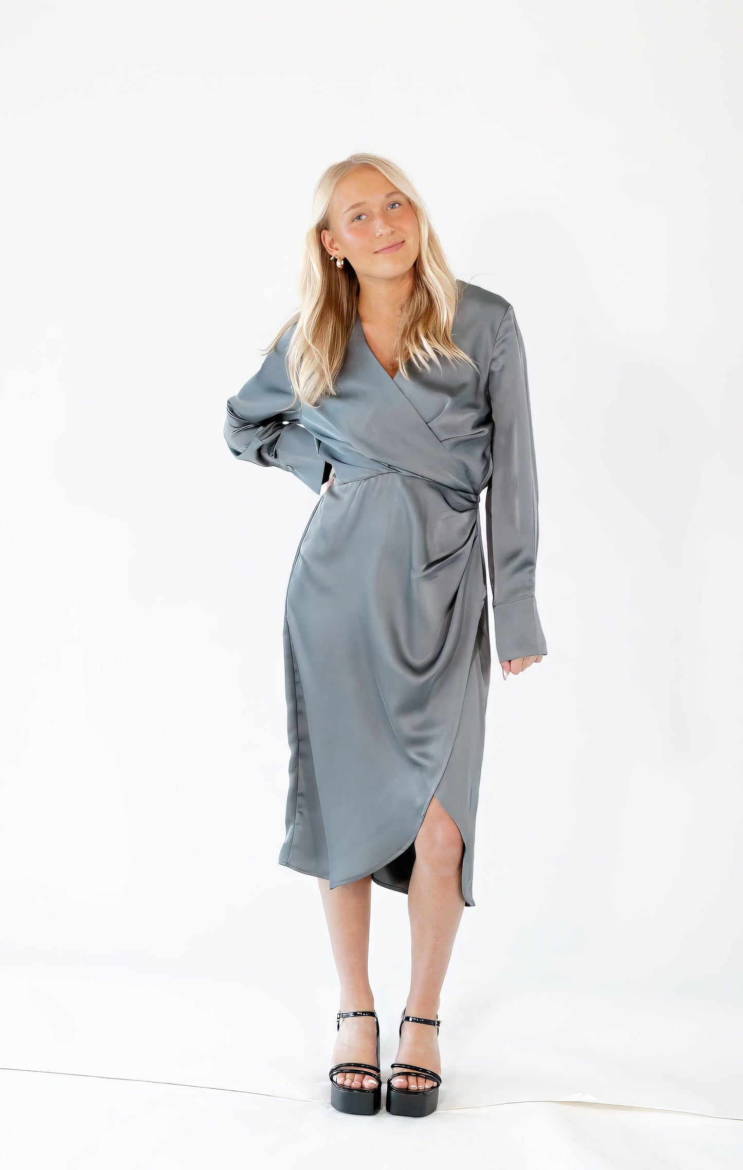 Tulip Satin Dress