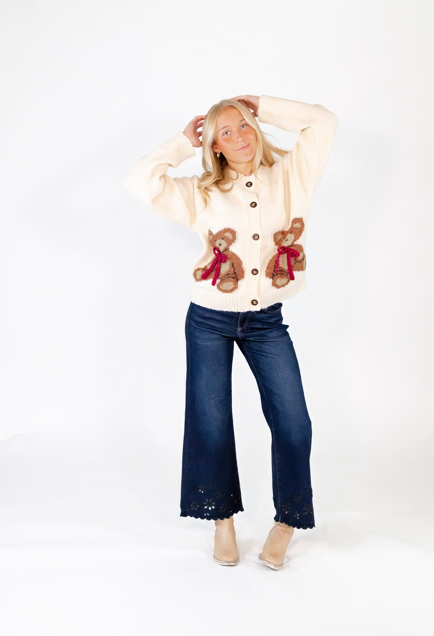 Nova Floral Cut Out Denim ✧ Restocked