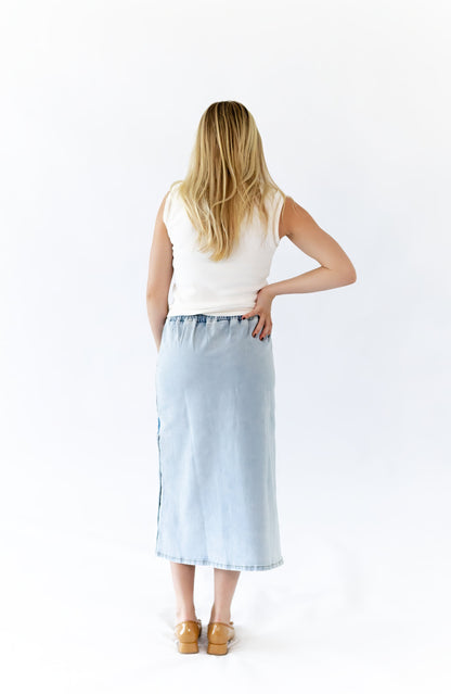 Quincy Split Neck Top