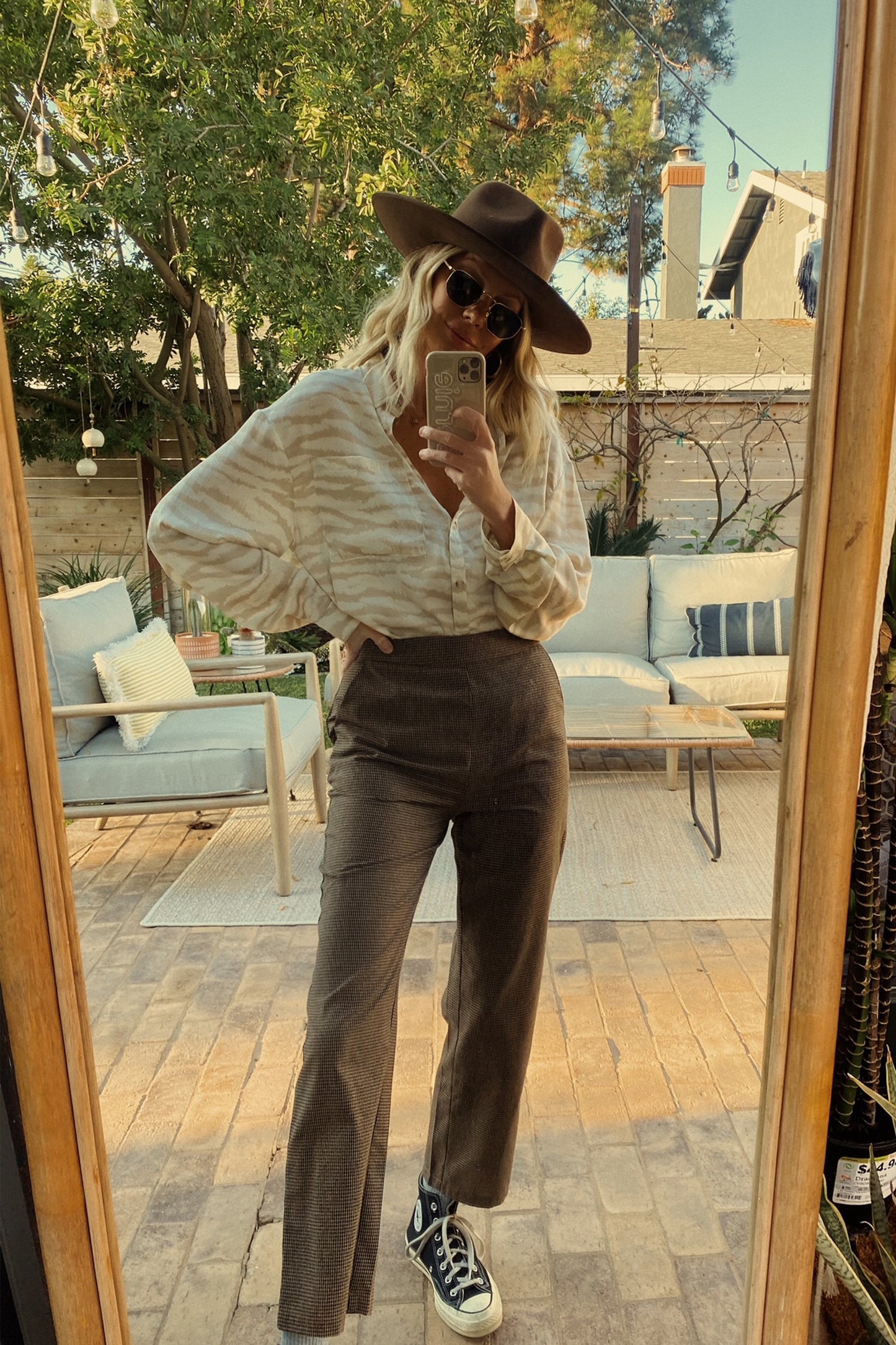 Broadway White Tiger Button Down