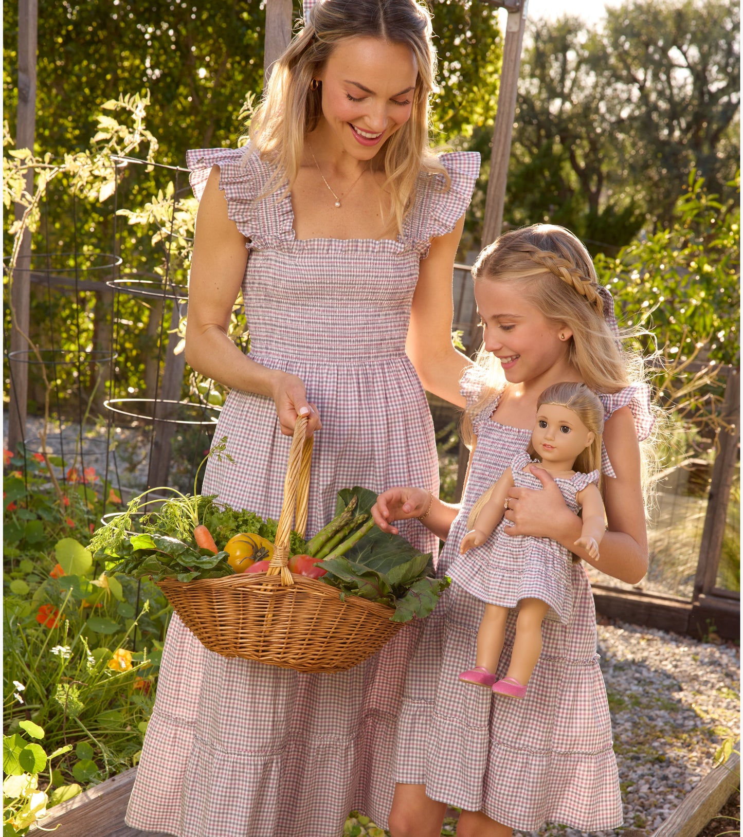 The American Girl® x Hill House Tiny Ellie Nap Dress - Samantha's Historical Print