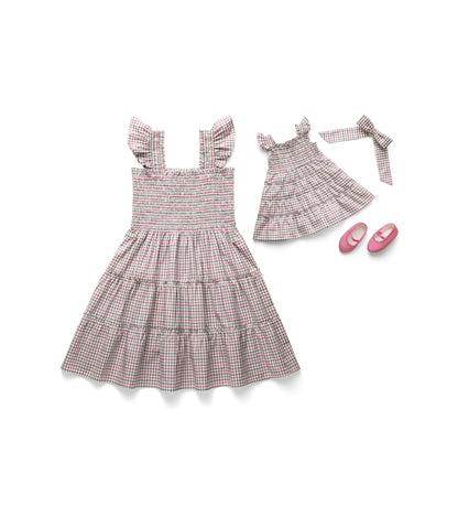 The American Girl® x Hill House Tiny Ellie Nap Dress - Samantha's Historical Print