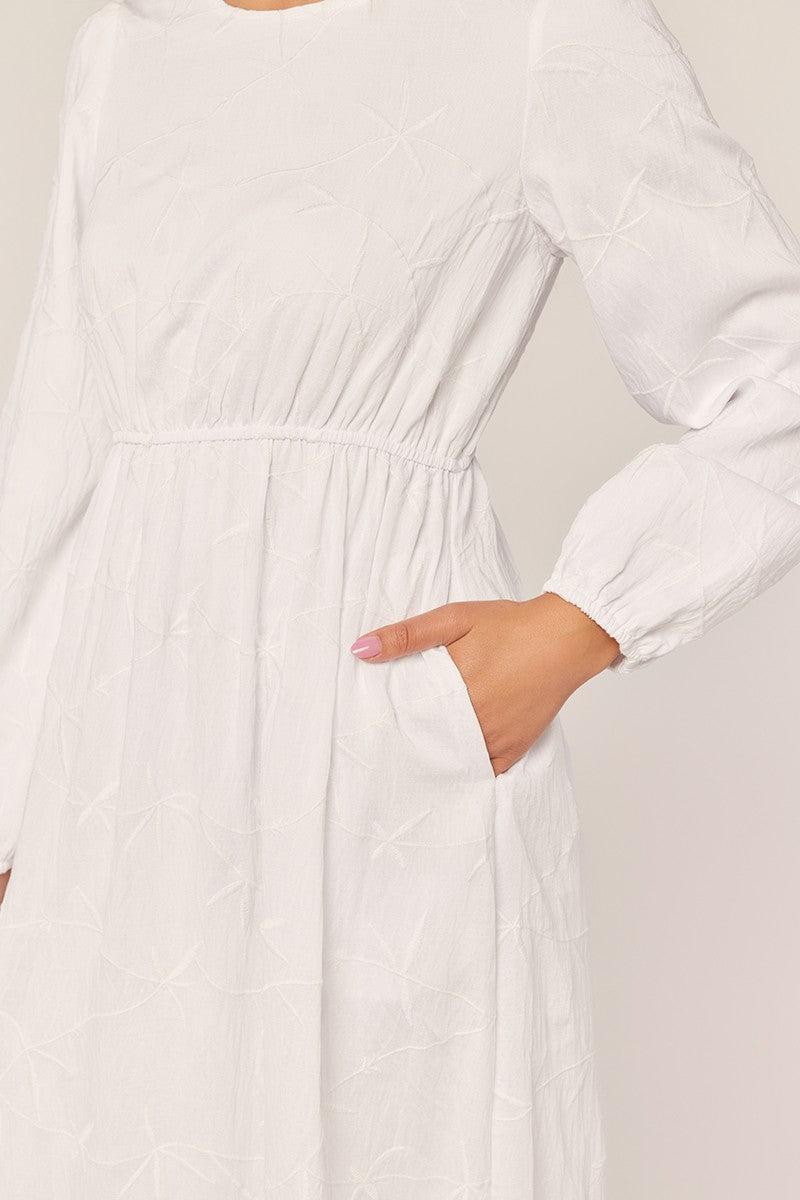 The Botanical White Dress