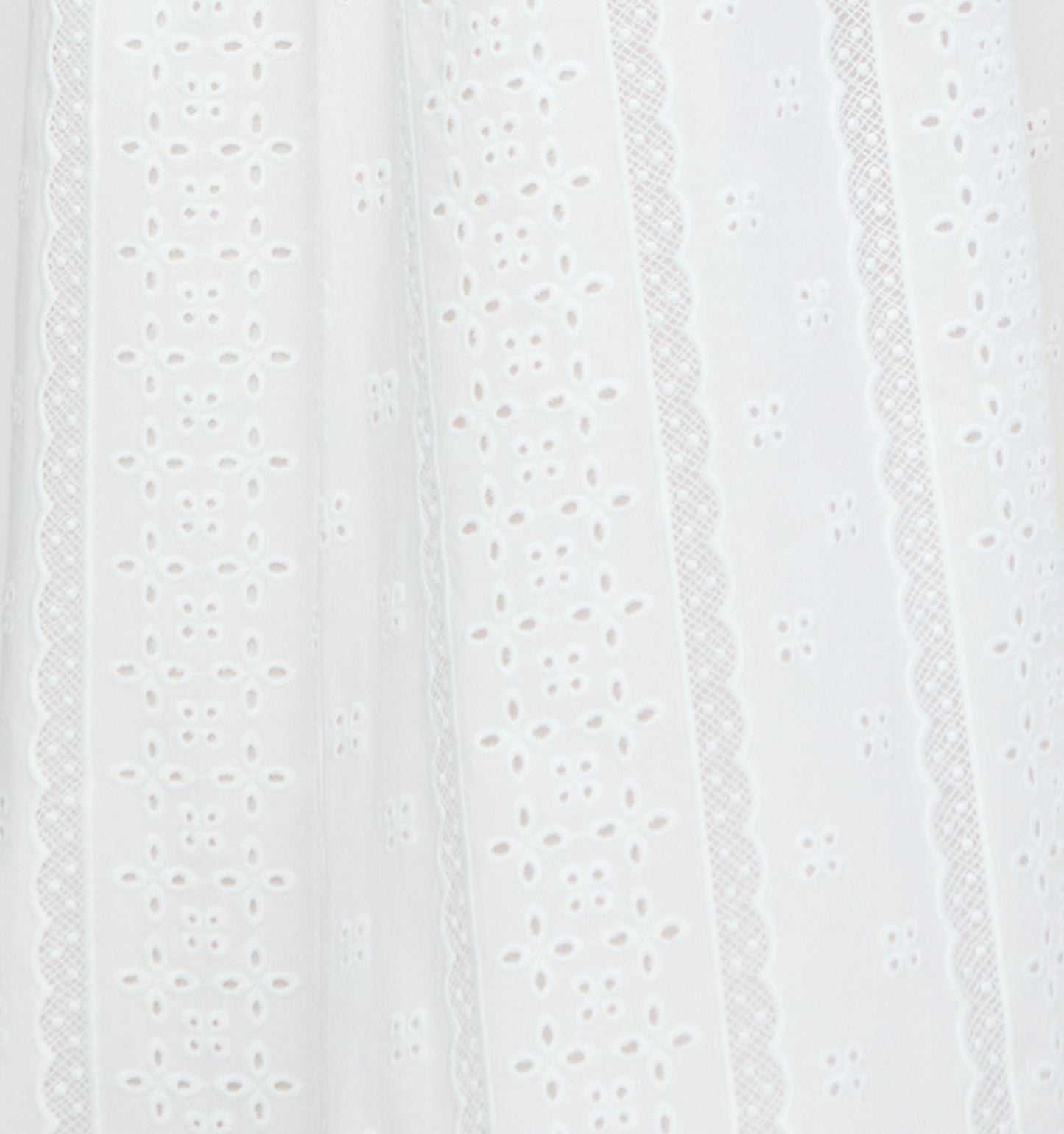 The Scarlett Nap Dress - White Broderie Voile