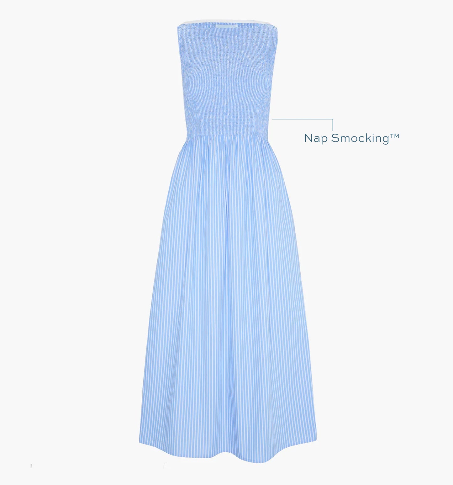 The Cosima Nap Dress - Blue Stripe