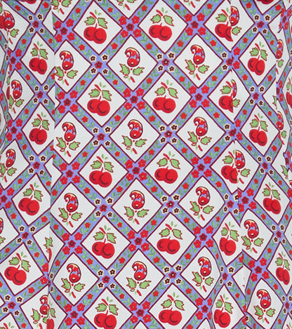 The Tiny Ellie Nap Dress - Diamond Cherries Cherry Red