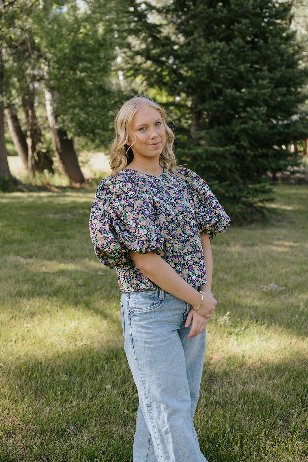 Fleur Puffed Sleeve Blouse