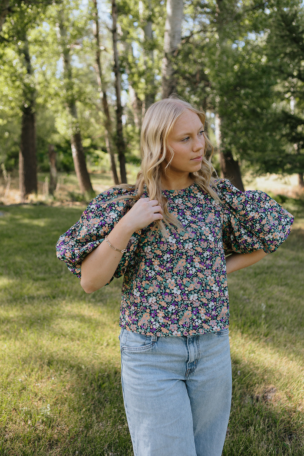 Fleur Puffed Sleeve Blouse