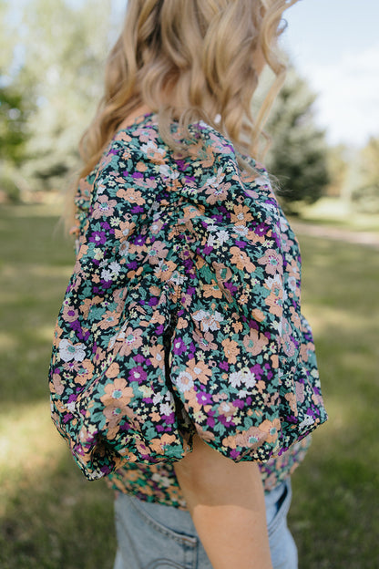 Fleur Puffed Sleeve Blouse
