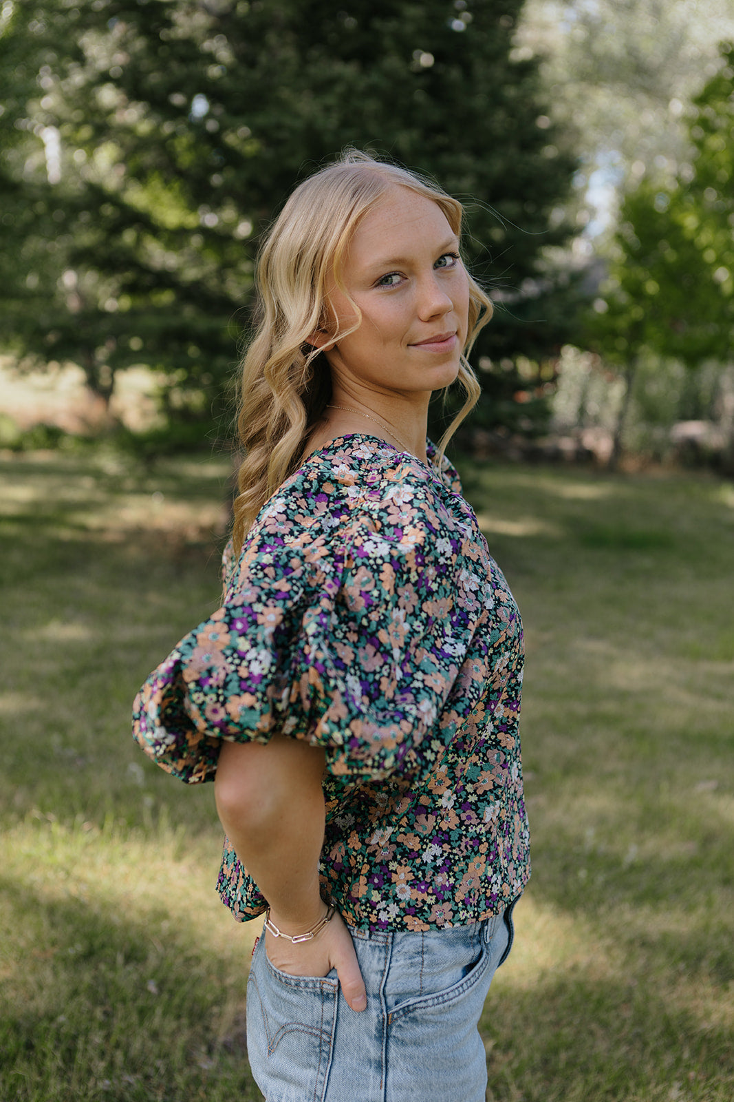 Fleur Puffed Sleeve Blouse