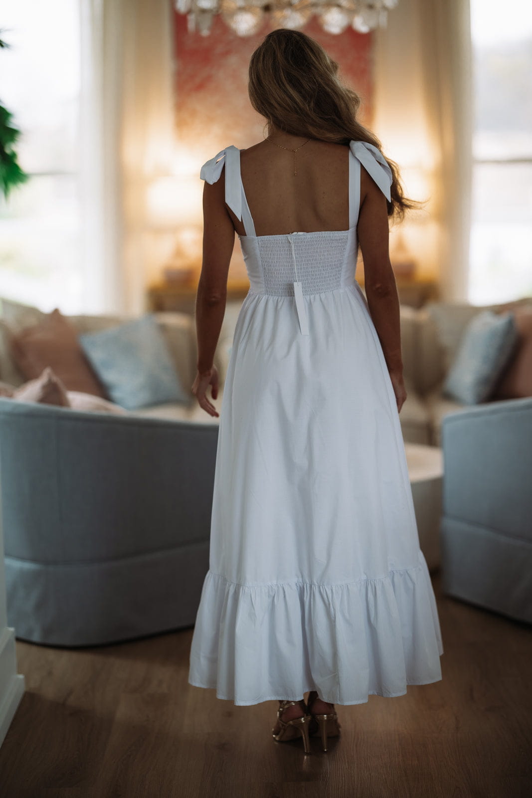 Hopelessly Yours Maxi Dress - White
