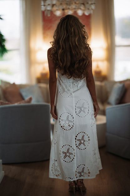 Happy Days Ahead Maxi Dress - White