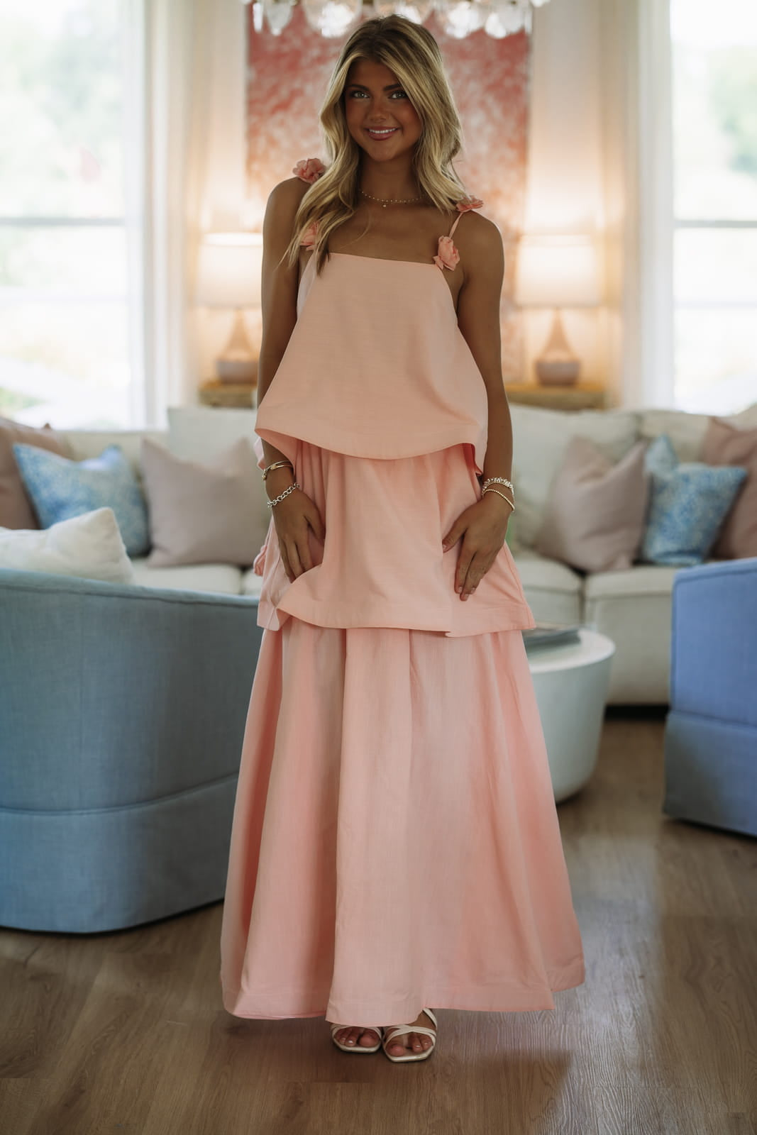 Darling Dreamer Maxi Dress - Pink