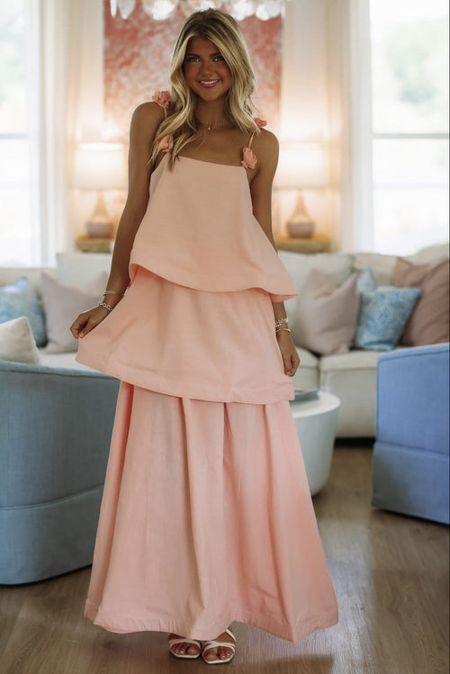 Darling Dreamer Maxi Dress - Pink