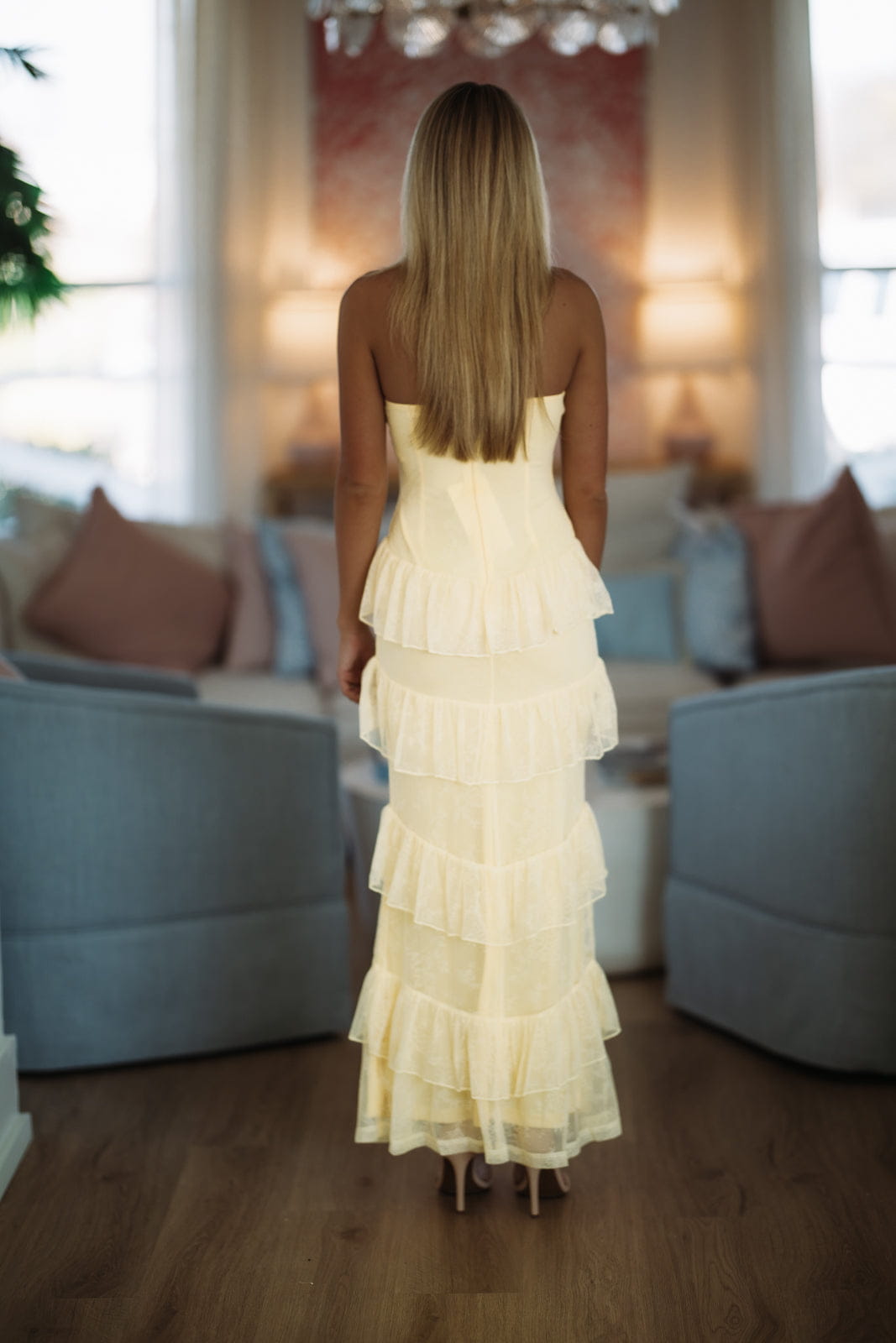 Dreams in Motion Maxi Dress - Butter Yellow