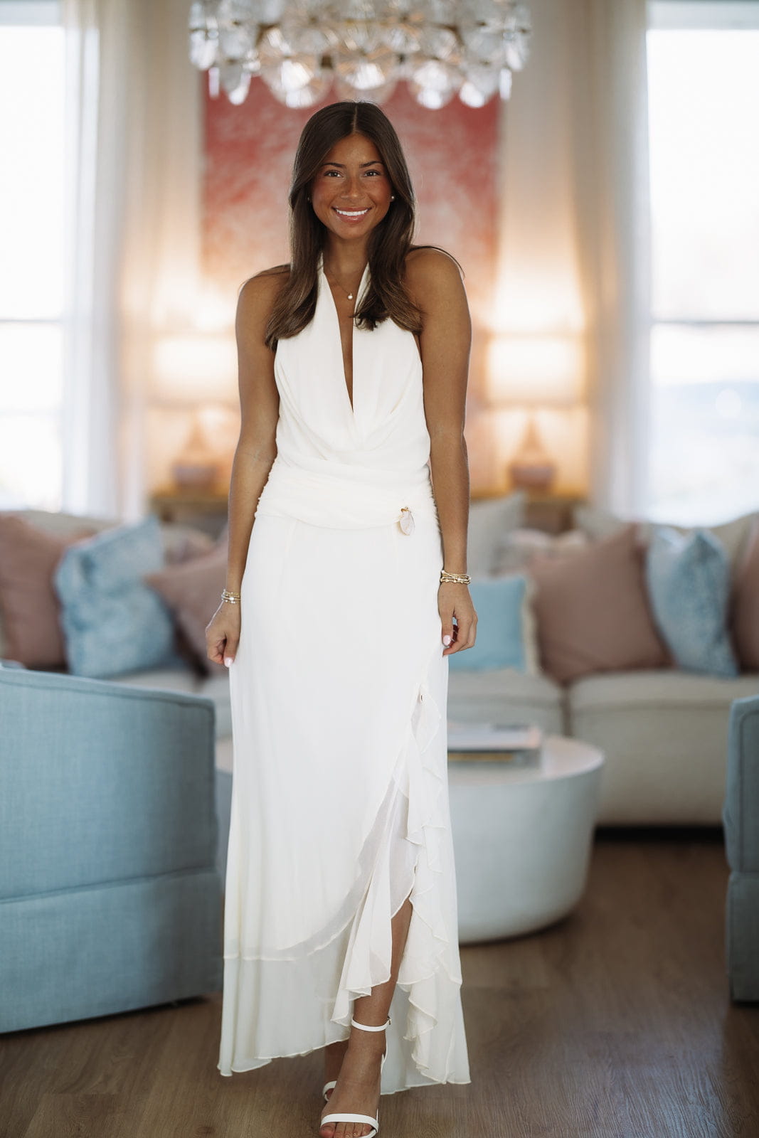 Back In Love Maxi Dress - Cream